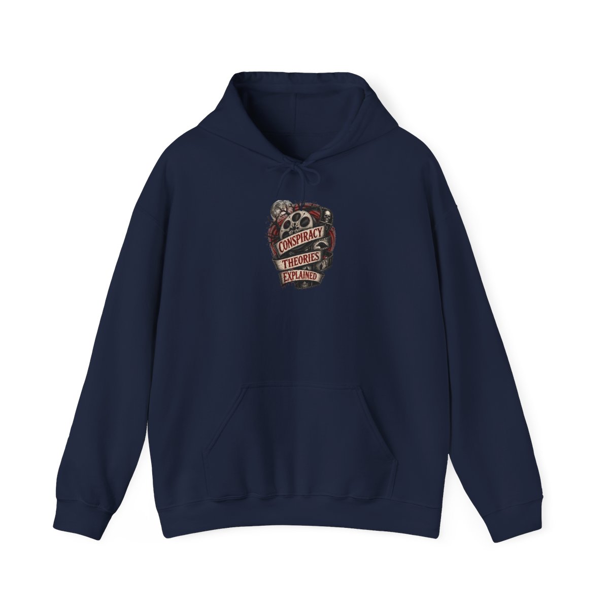 Wendigoon "CONSPIRACY THEORIES EXPLAINED" Hoodie - alternate angle 5, merchandise