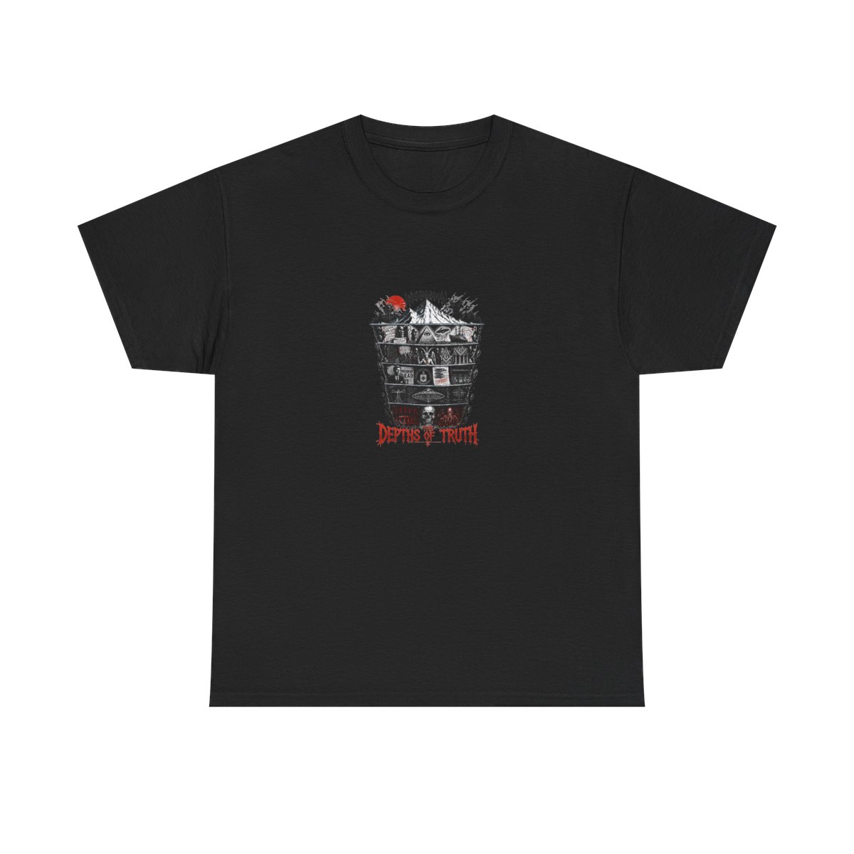 Wendigoon "Conspiracy Theory Iceberg" Unisex Tee — official Wendigoon T-Shirts