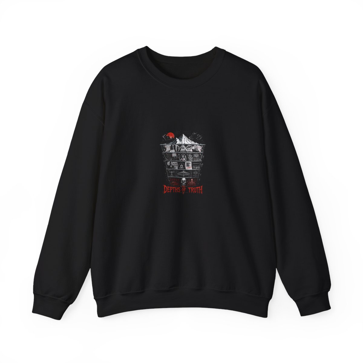 Wendigoon "Conspiracy Theory Iceberg" Crewneck — official Wendigoon Sweatshirts