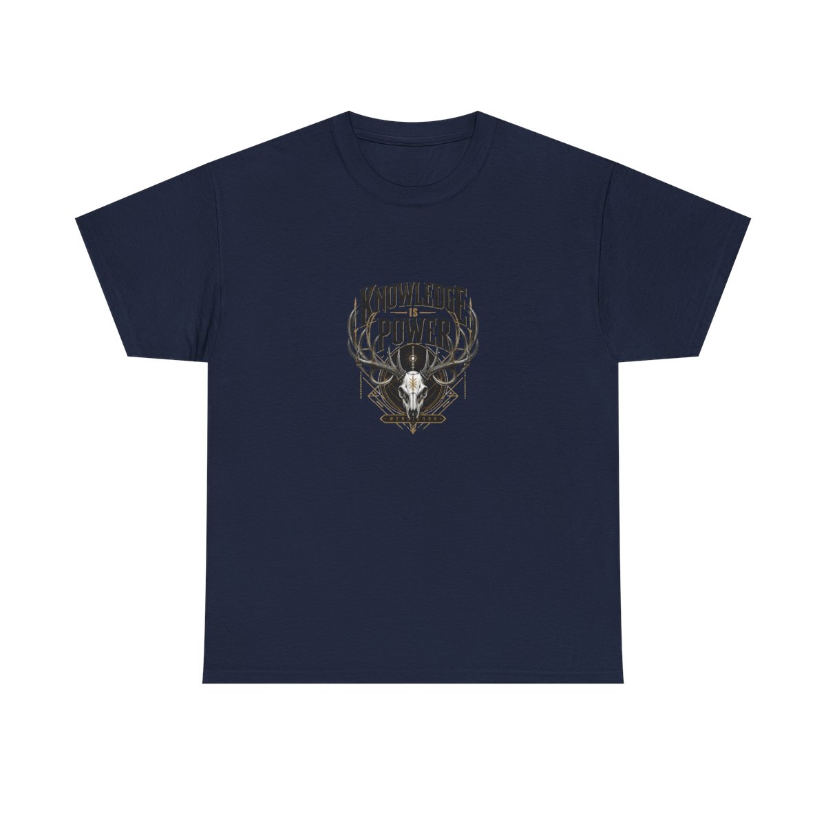 Wendigoon "Knowledge is Power" Unisex Tee - alternate angle 5, merchandise