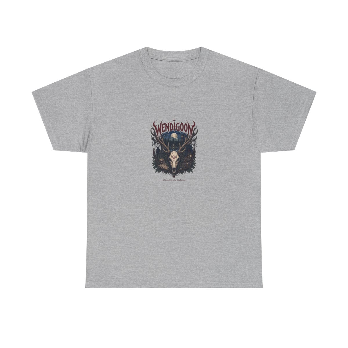 Wendigoon "Dive Into the Unknown" Unisex Tee - alternate angle 3, merchandise