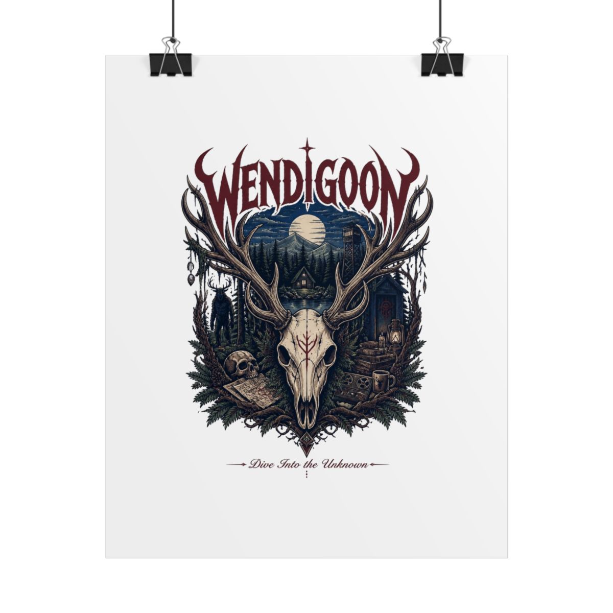 Wendigoon "Dive Into the Unknown" Poster